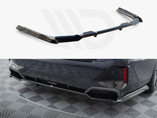 Central Rear Splitter (Vertical Bars) V.1 BMW 5 M-Pack G60