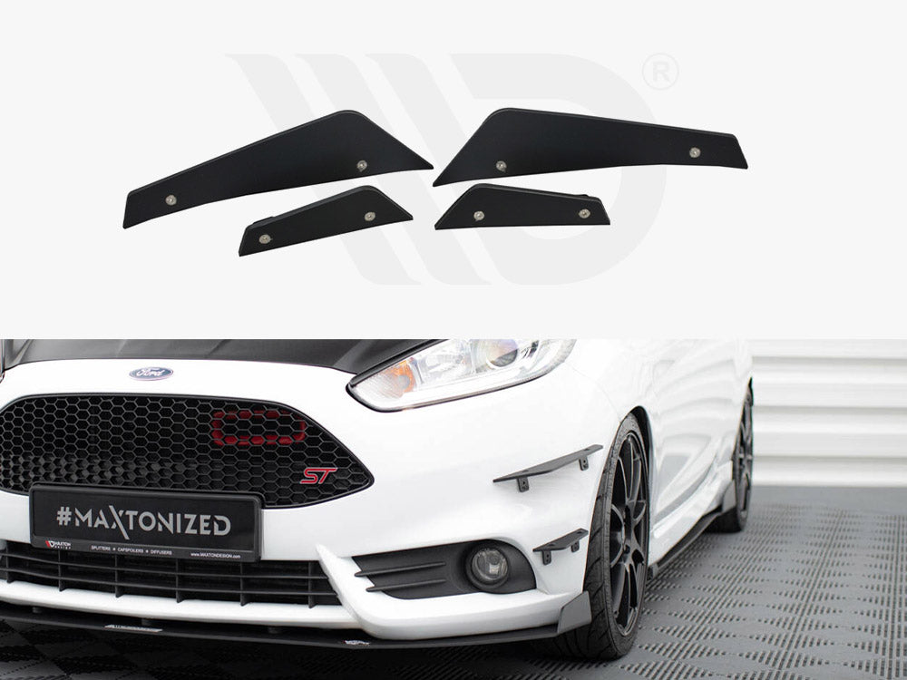 Front Bumper Wings (Canards) Ford Fiesta ST Mk7 FL