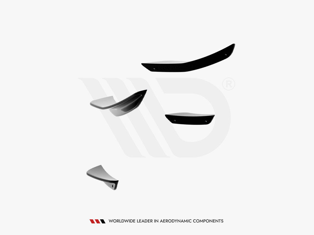 Front Bumper Wings (Canards) Volkswagen Polo GTI Mk6 Facelift