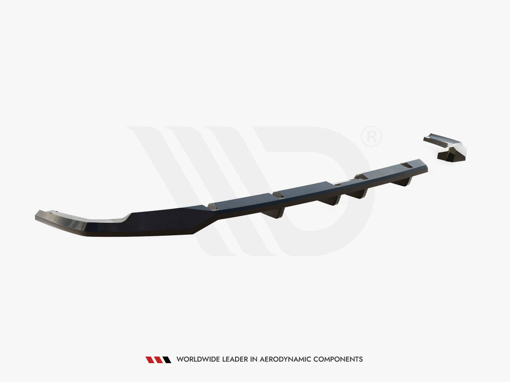 Central Rear Splitter (Vertical Bars) Hyundai Kona N-Line Mk2