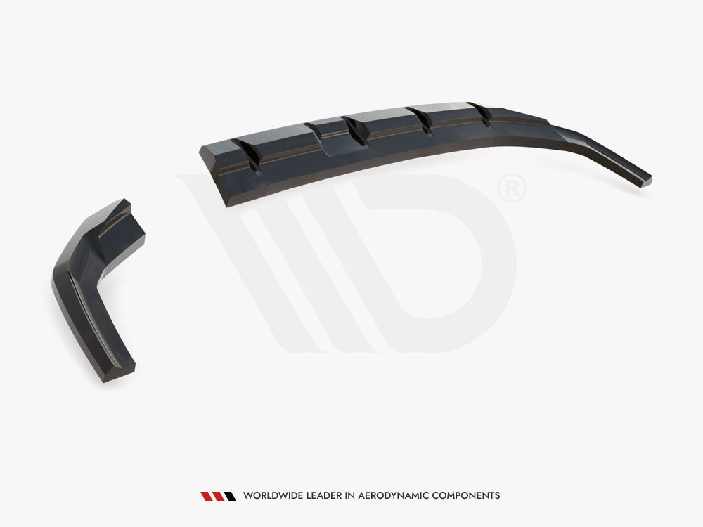 Central Rear Splitter (Vertical Bars) Hyundai Kona N-Line Mk2