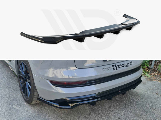 Central Rear Splitter (Vertical Bars) Audi e-Tron S-Line