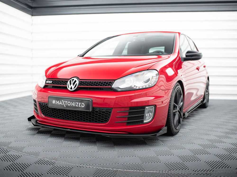 Street PRO Front Splitter V.3 + Flaps VW Golf GTI Mk6