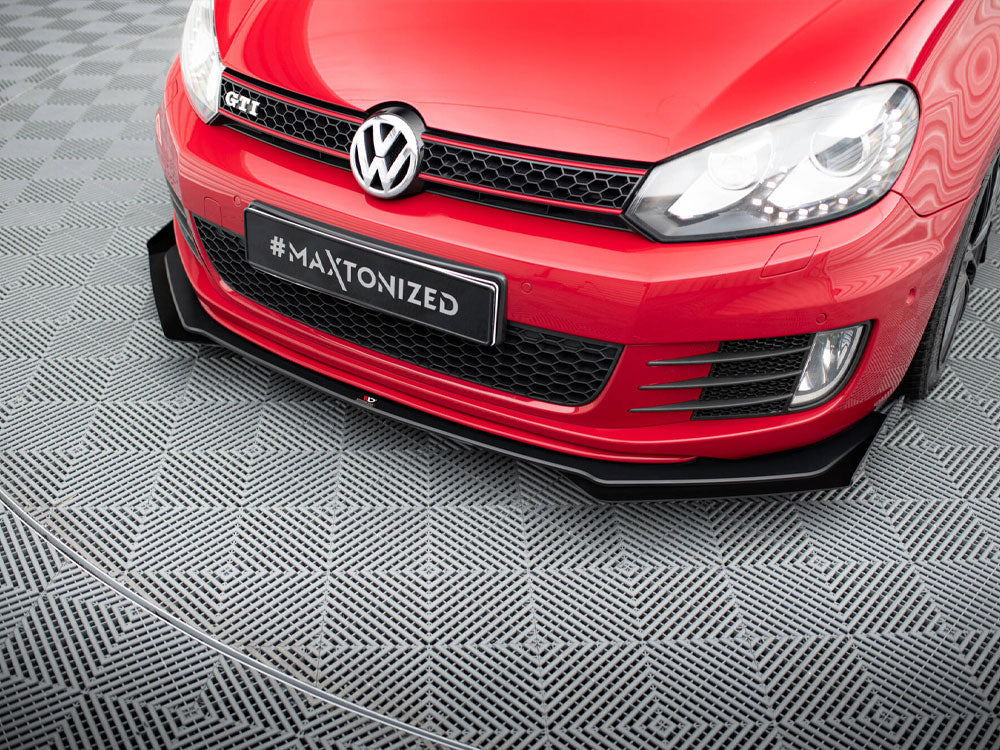 Street PRO Front Splitter V.3 + Flaps VW Golf GTI Mk6