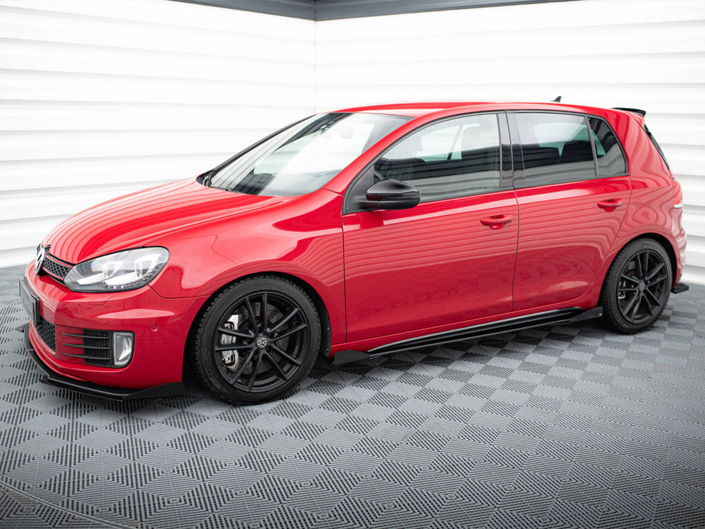 Street PRO Side Skirts Diffusers + Flaps VW Golf GTI Mk6