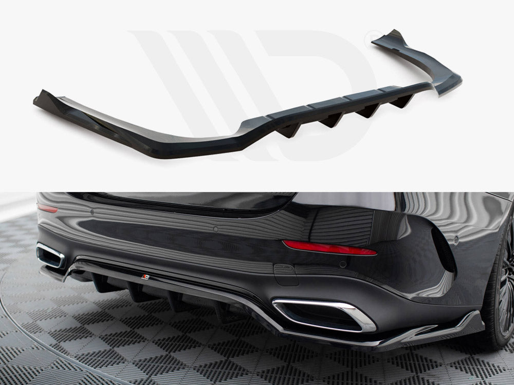 Central Rear Splitter (Vertical Bars) Mercedes-Benz E AMG-Line W214