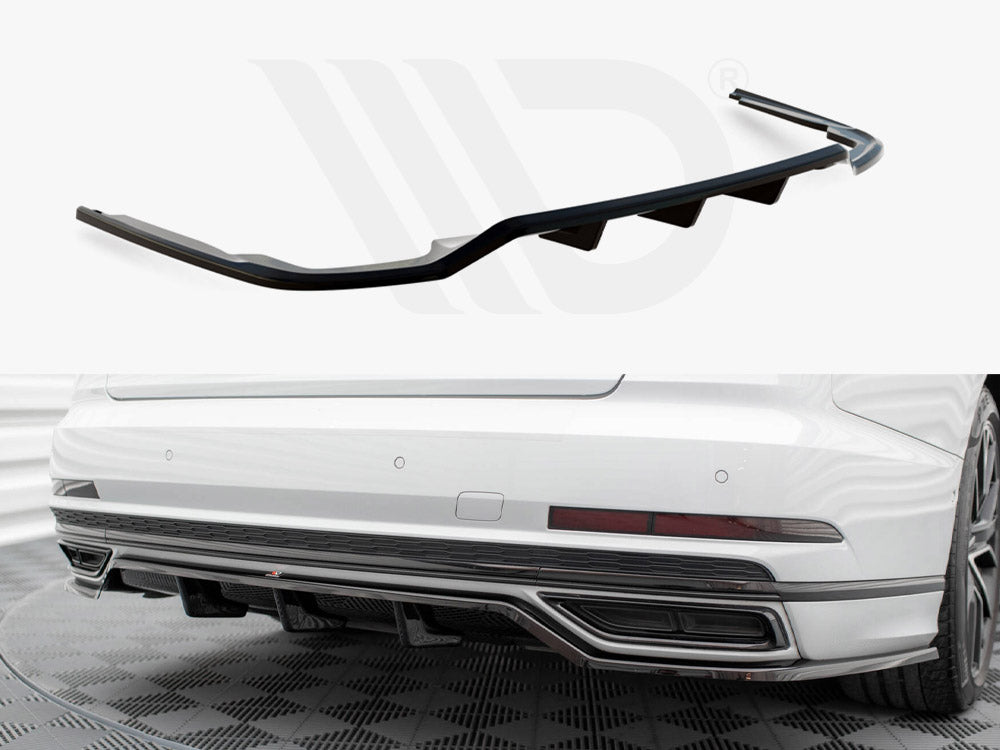 Central Rear Splitter (Vertical Bars) Audi A8 S-Line D5