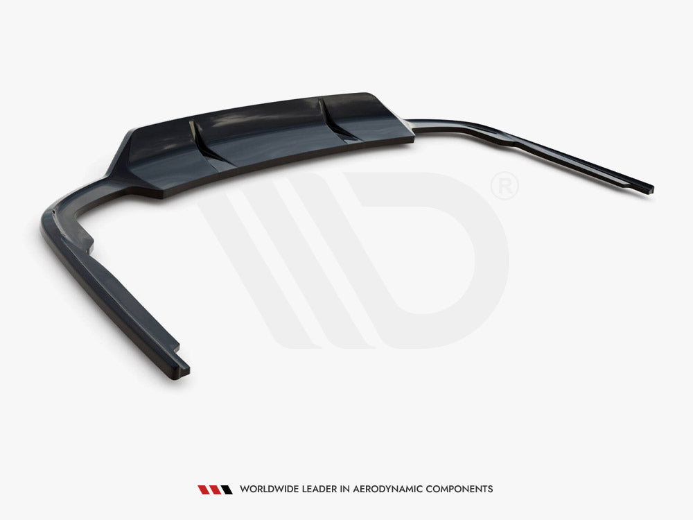 Central Rear Splitter (Vertical Bars) Audi A8 S-Line D5