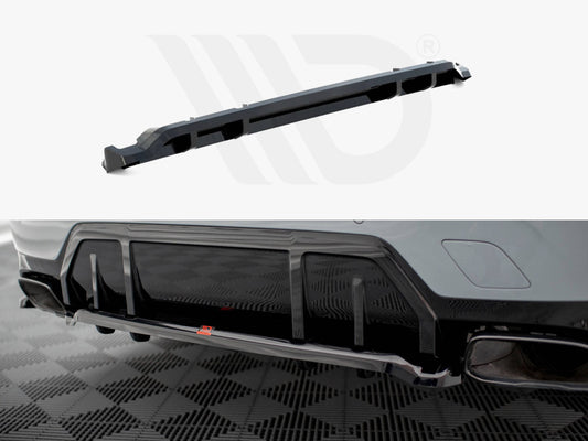 Central Rear Splitter (Vertical Bars) V.1 BMW M340i G20 / G21 Facelift