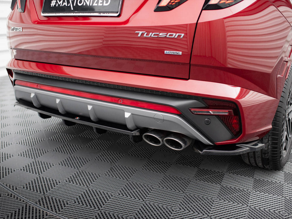 Central Rear Splitter (Vertical Bars) Hyundai Tucson N-Line Mk4