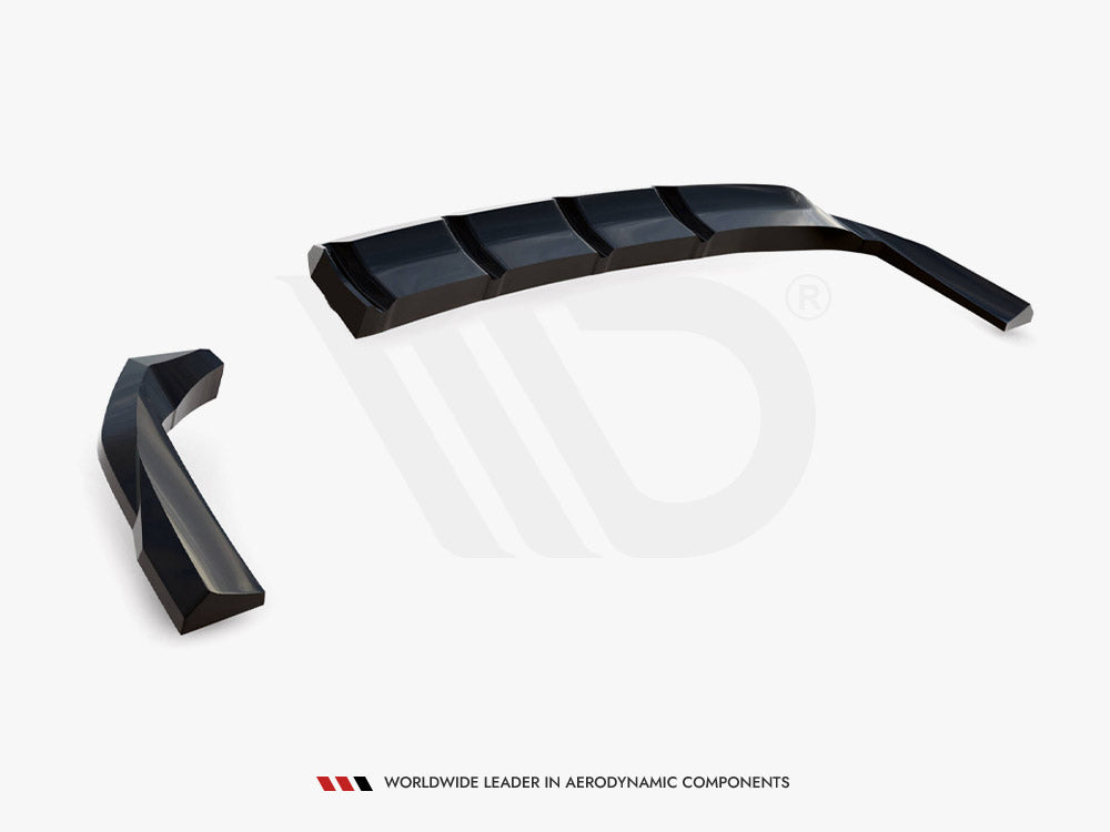 Central Rear Splitter (Vertical Bars) Hyundai Tucson N-Line Mk4