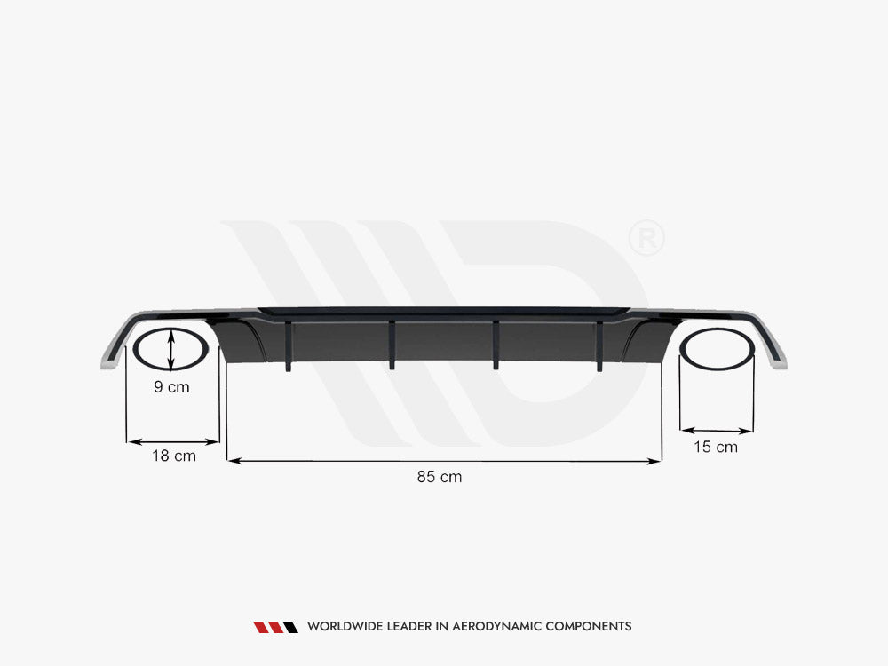 Rear Valance V.2 Seat Leon Mk3.5 Cupra Estate