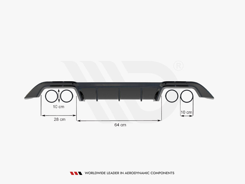 Rear Valance VW Golf R Mk7 (2013-2016)