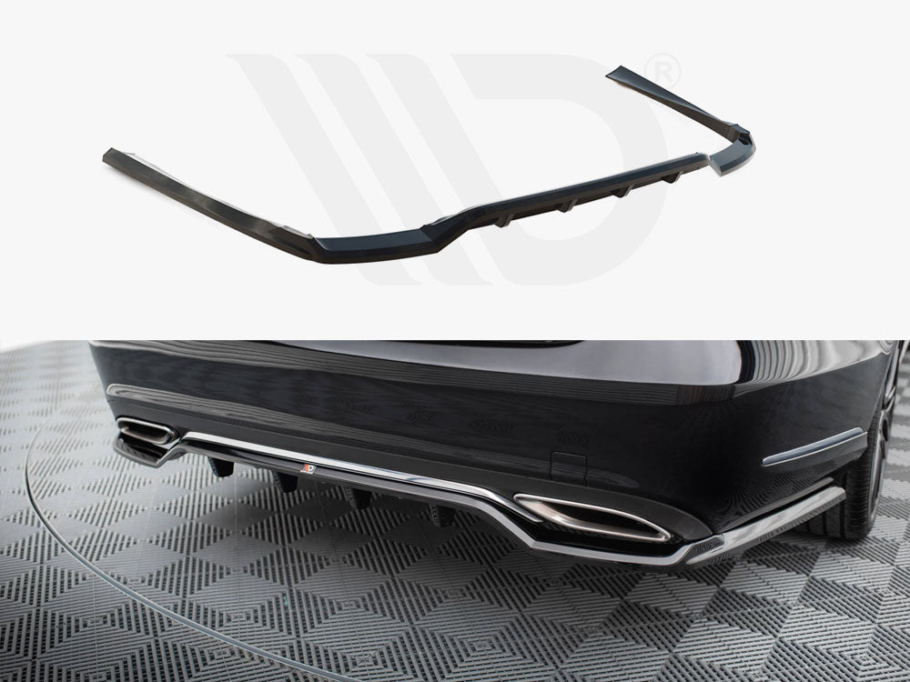 Central Rear Splitter (Vertical Bars) Mercedes-Benz E W212 Facelift