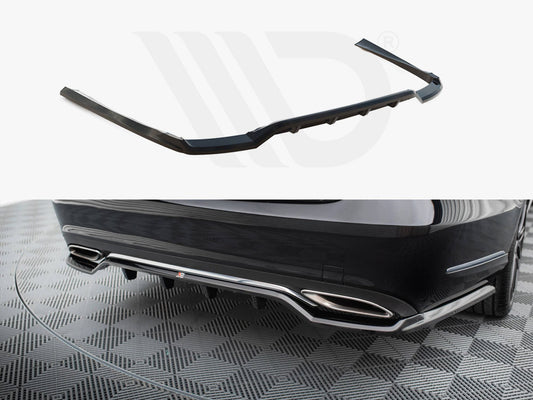 Central Rear Splitter (Vertical Bars) Mercedes-Benz E W212 Facelift