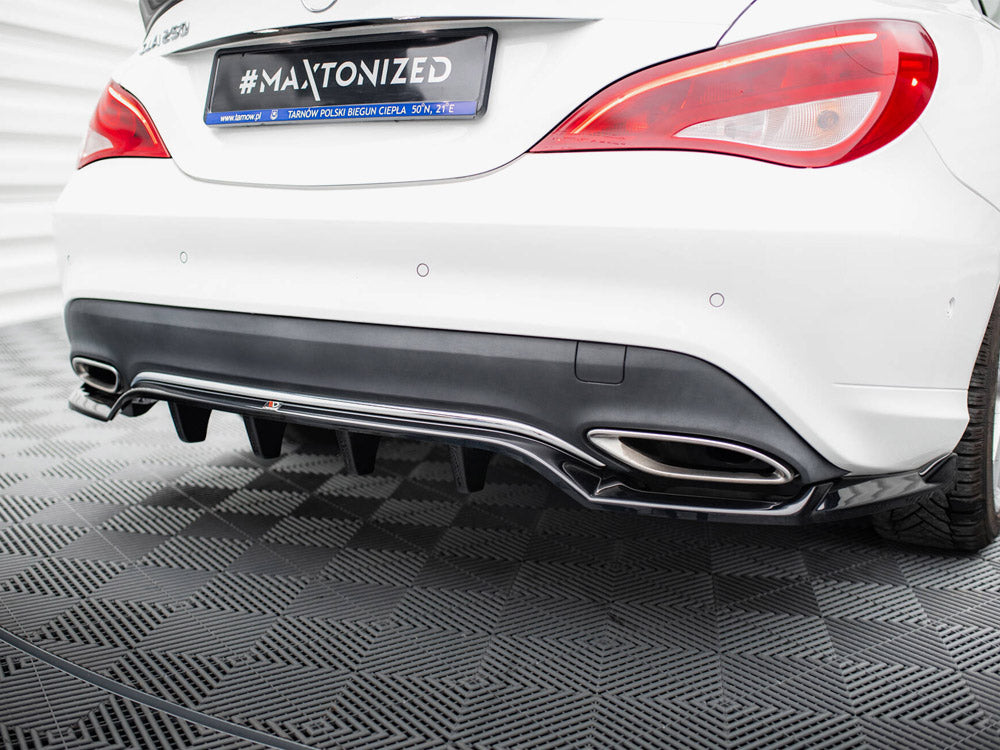 Central Rear Splitter (Vertical Bars) Mercedes-Benz CLA C117 Facelift