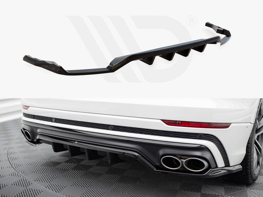 Central Rear Splitter (Vertical Bars) V.2 Audi SQ8 Mk1