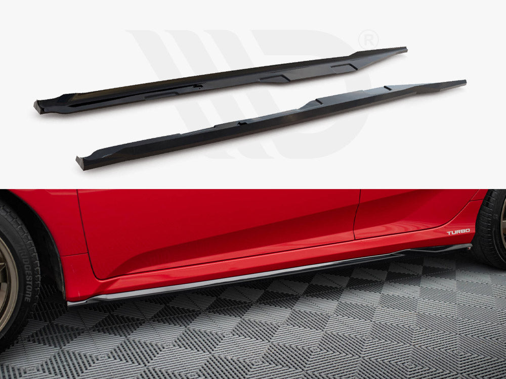 Side Skirts Diffusers Honda Civic SI Mk10