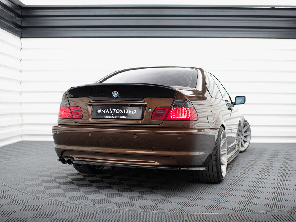 Central Rear Splitter (Vertical Bars) BMW 3 E46 Coupe M-Pack