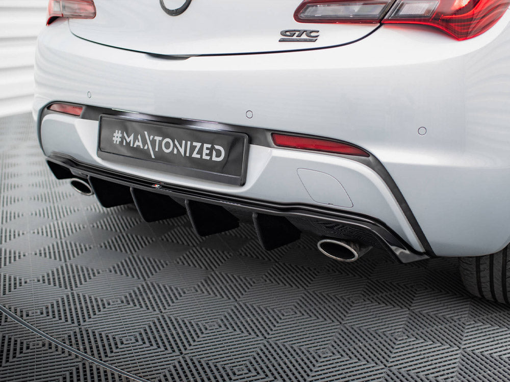 Rear Valance Opel Astra GTC OPC-Line J (Version with single exhausts on both sides)