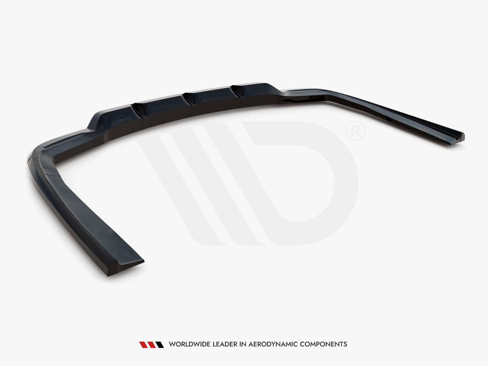 Central Rear Splitter (Vertical Bars) Mercedes-Benz S Coupe AMG-Line C217 Facelift