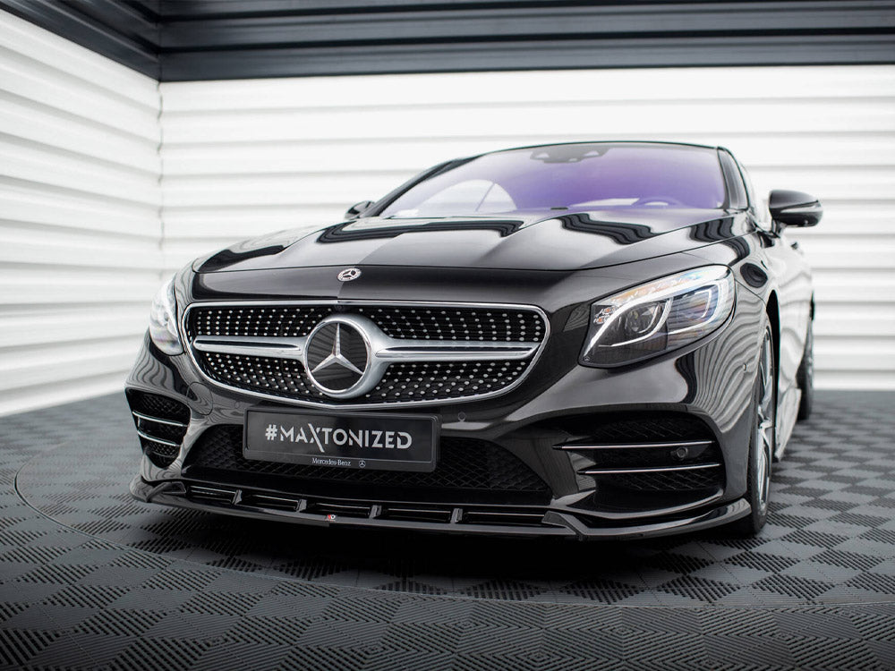 Front Splitter V.2 Mercedes-Benz S Coupe AMG-Line C217 Facelift