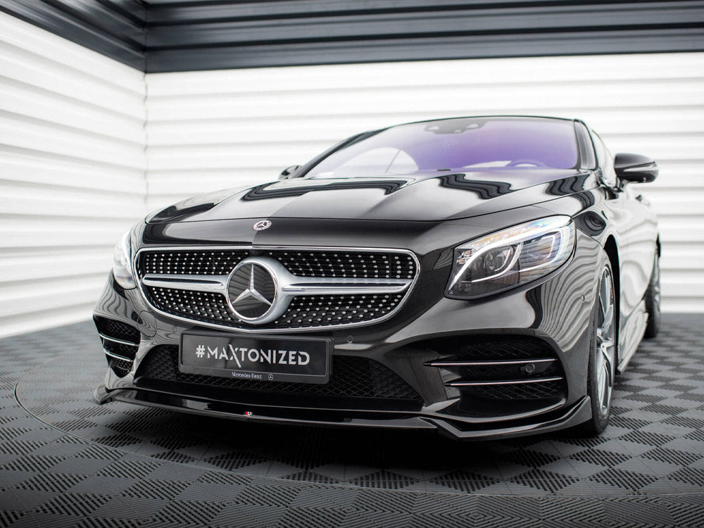 Front Splitter V.1 Mercedes-Benz S Coupe AMG-Line C217 Facelift