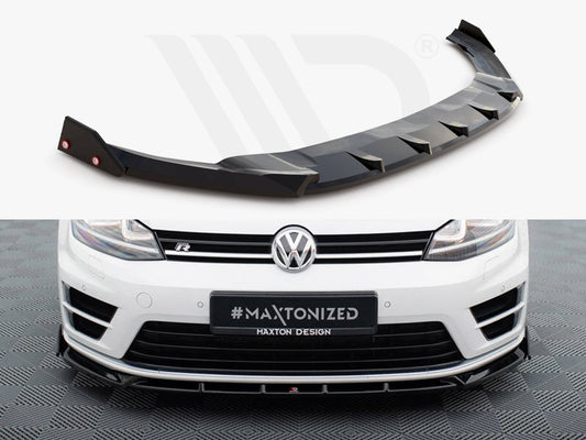 Front Splitter V.5 + Flaps Volkswagen Golf R Mk7