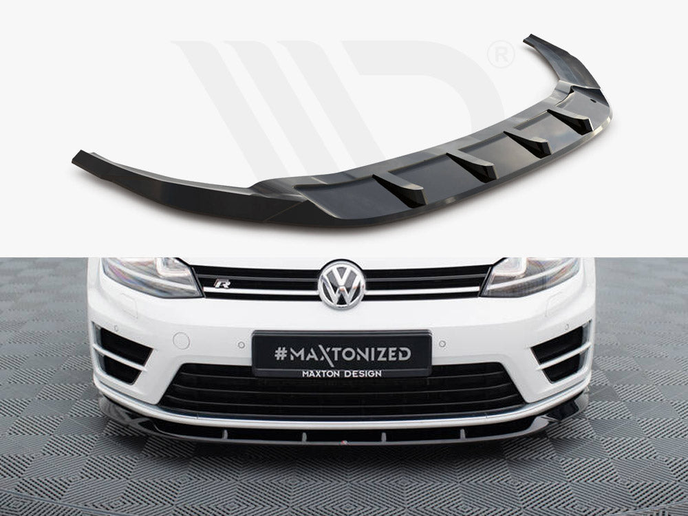 Front Splitter V.6 Volkswagen Golf R Mk7