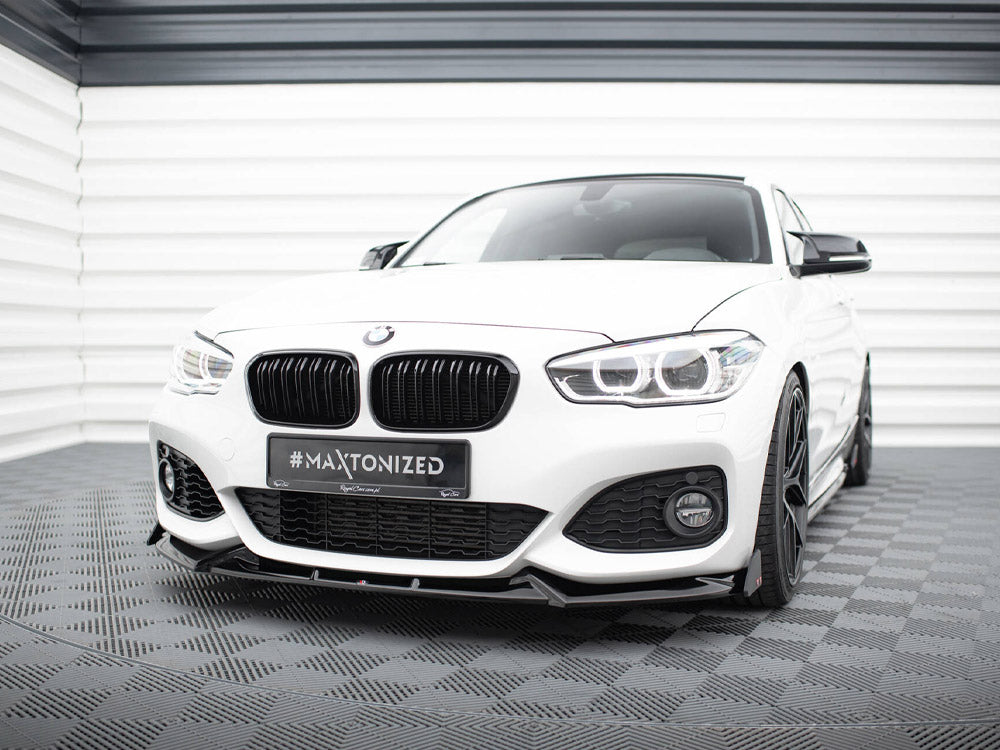 Front Splitter V.5 + Flaps BMW 1 M-Pack / M140i F20 Facelift