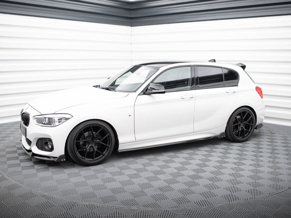 Side Skirts Diffusers V.4 + Flaps BMW 1 M-Pack / M140i F20 Facelift