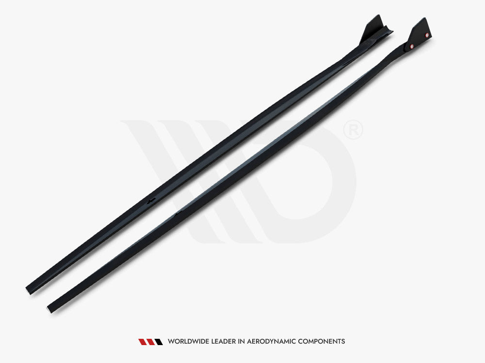 Side Skirts Diffusers V.4 + Flaps BMW 1 M-Pack / M140i F20 Facelift