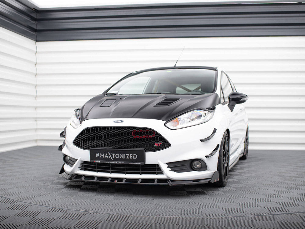 Front Splitter V.6 + Flaps Ford Fiesta ST Mk7 Facelift