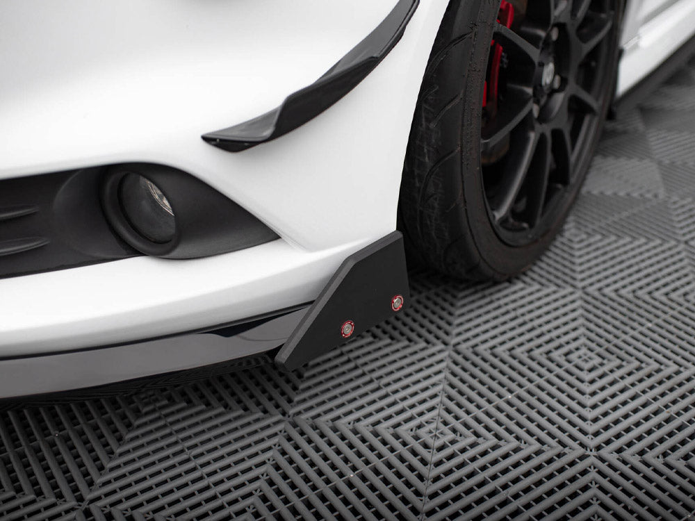 Front Splitter V.6 + Flaps Ford Fiesta ST Mk7 Facelift