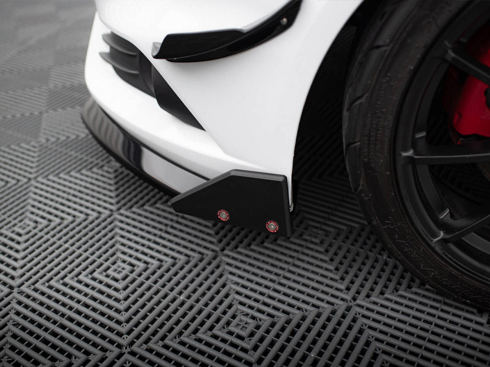 Front Splitter V.6 + Flaps Ford Fiesta ST Mk7 Facelift