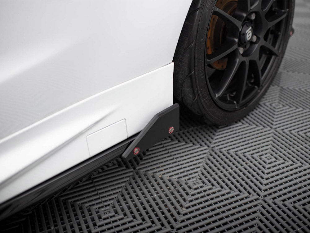 Side Skirts Diffusers V.4 + Flaps Ford Fiesta ST / ST-Line Mk7