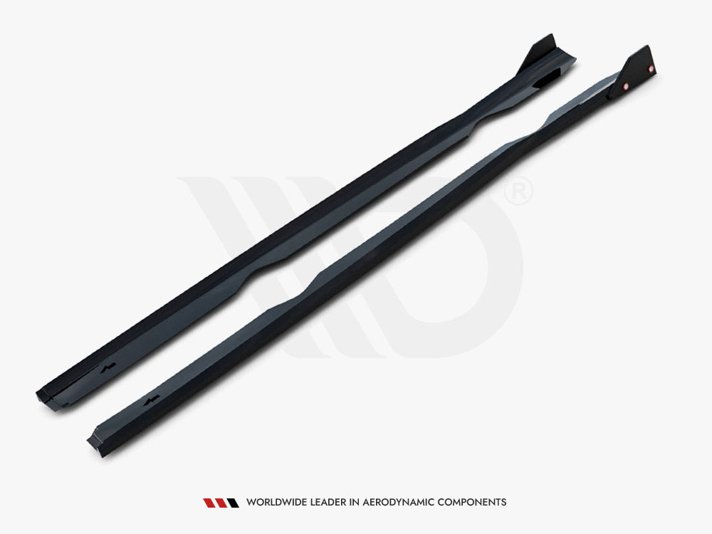 Side Skirts Diffusers V.4 + Flaps Ford Fiesta ST / ST-Line Mk7