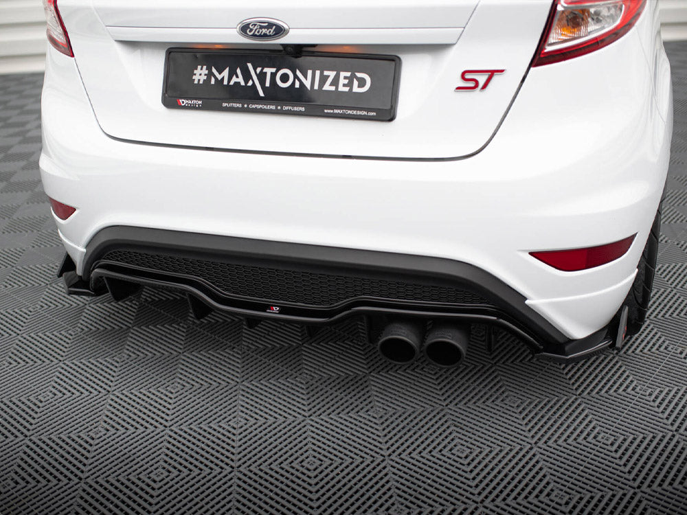 Rear Side Splitters V.3 + Flaps Ford Fiesta ST Mk7 Facelift