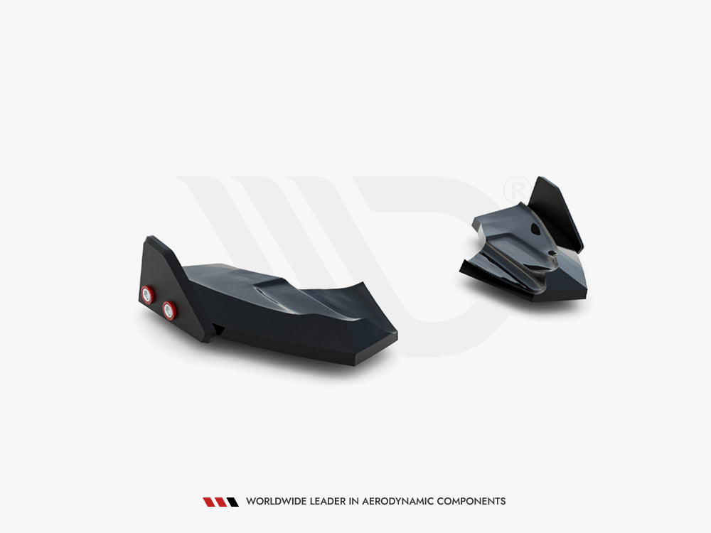 Rear Side Splitters V.3 + Flaps Ford Fiesta ST Mk7 Facelift