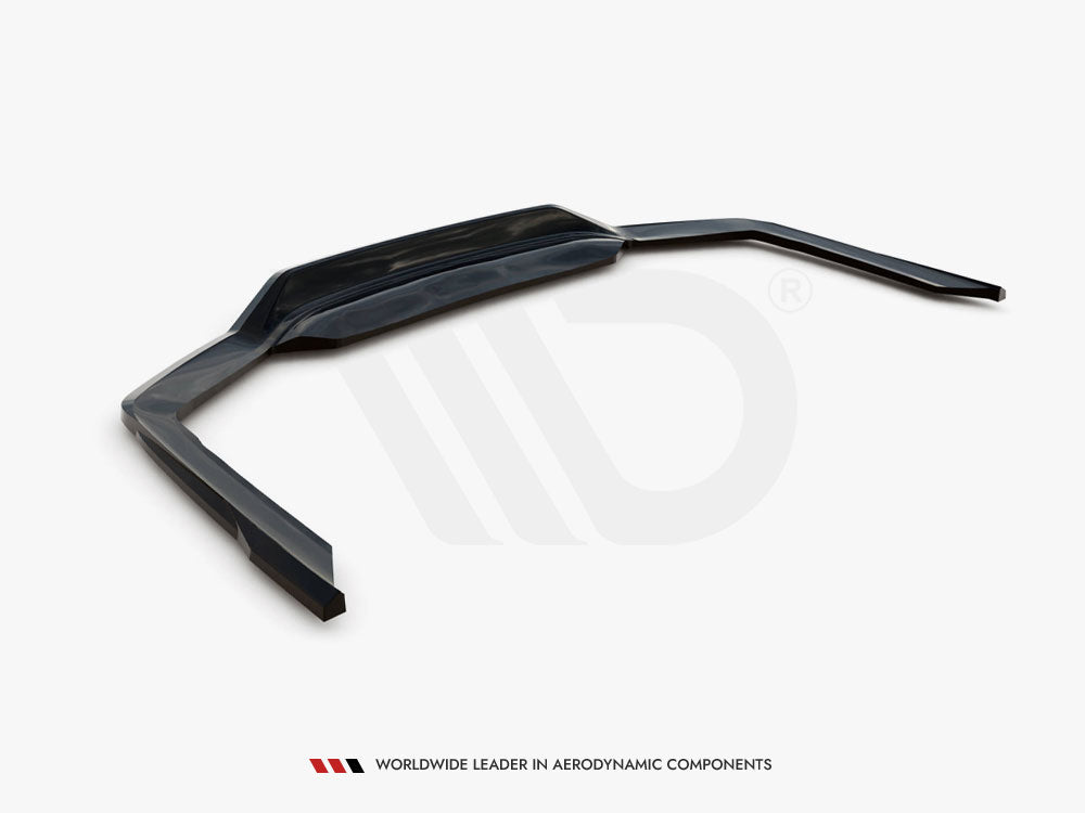 Central Rear Splitter (Vertical Bars) V.2 BMW 7 G11 M-Pack Facelift