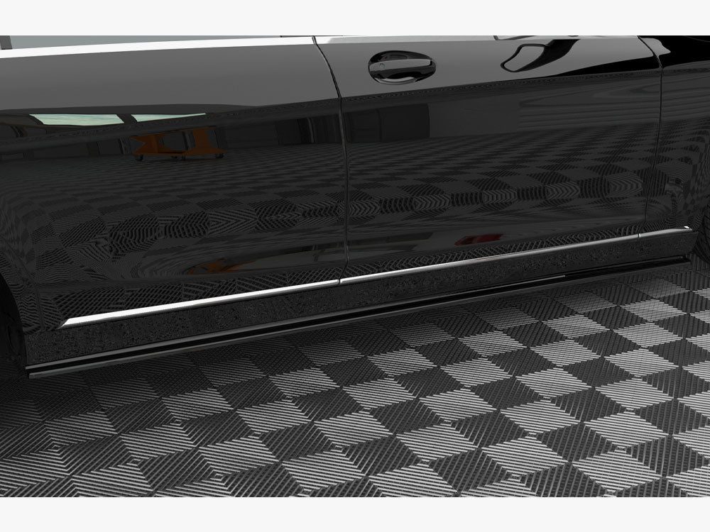 Side Skirts Diffusers V.1 Mercedes-Benz S W222