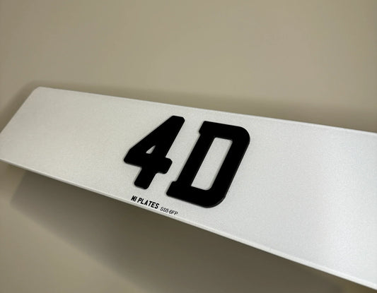 4D Premium UK Number Plates