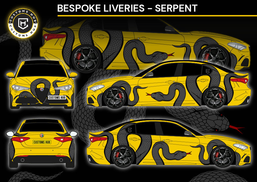 BESPOKE LIVERIES - SERPENT 3