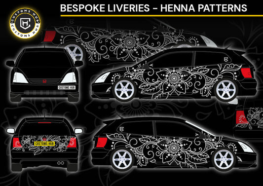 BESPOKE LIVERIES - HENNA PATTERN 3